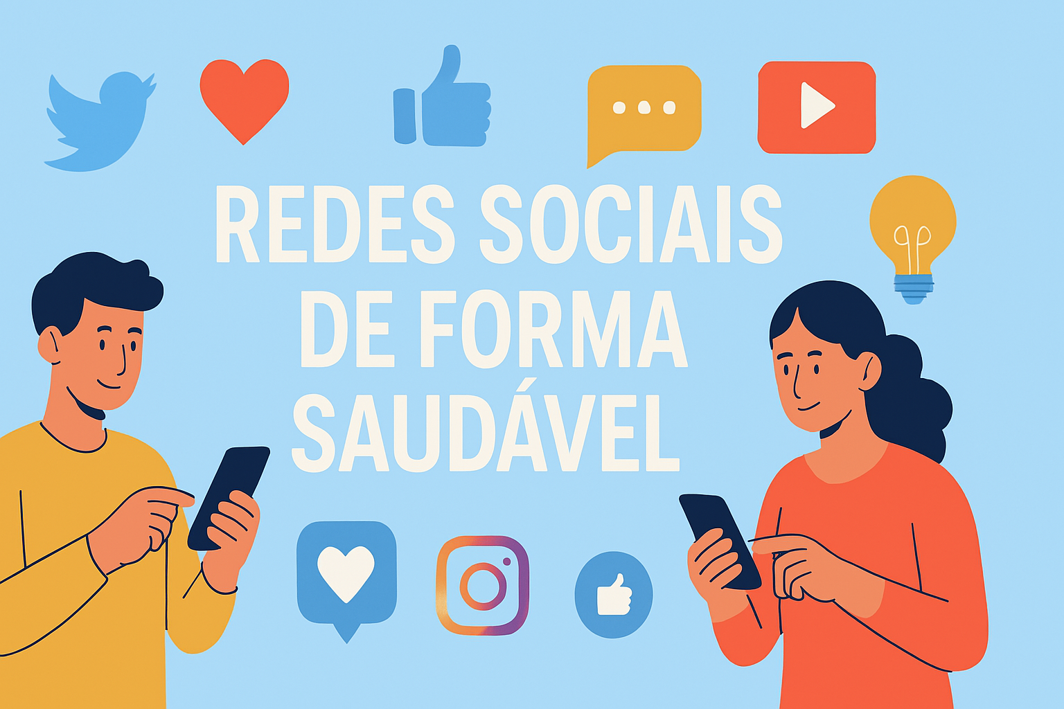 Redes Sociais de Forma Saudável