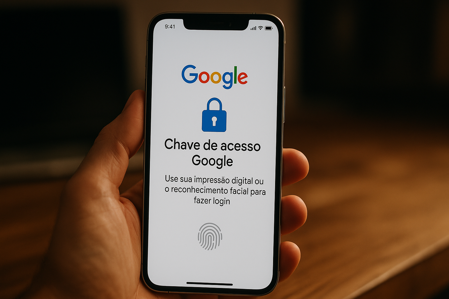 Chave de Acesso Google