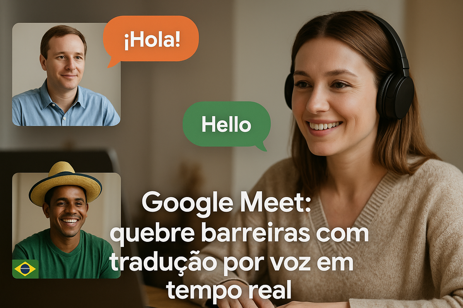 Google Meet Com Dublagem Automática