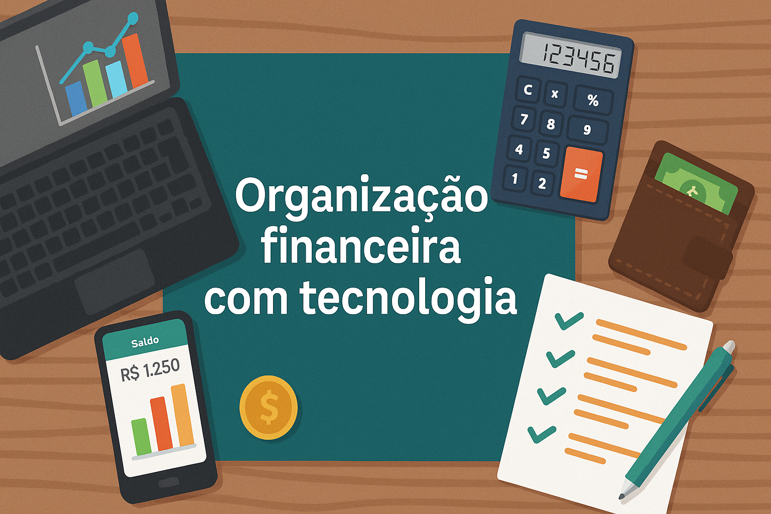 Organização financeira com tecnologia