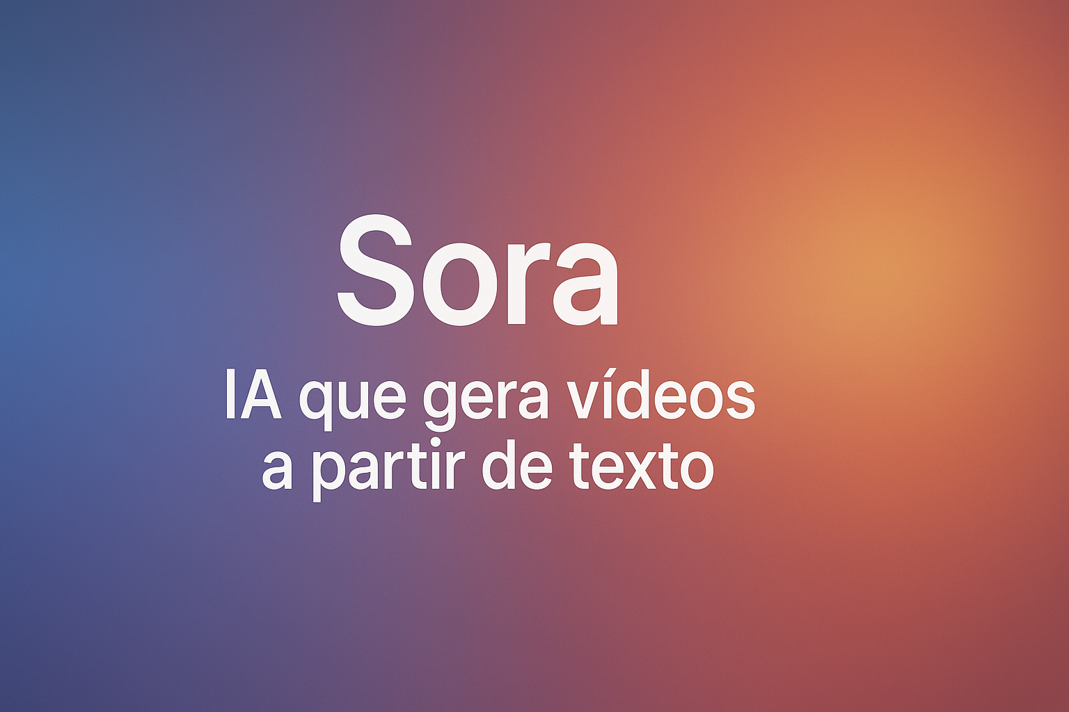 Sora da OpenAI