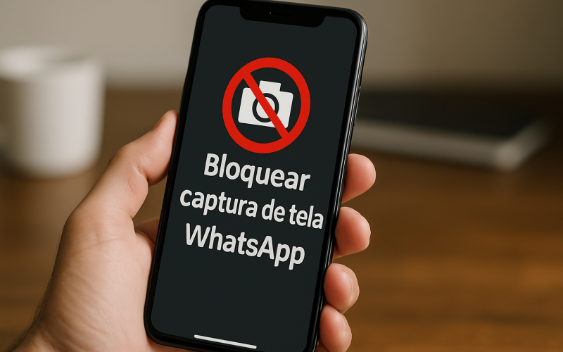 Como bloquear a captura de tela no WhatsApp