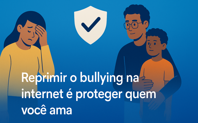 Reprimir o bullying na internet
